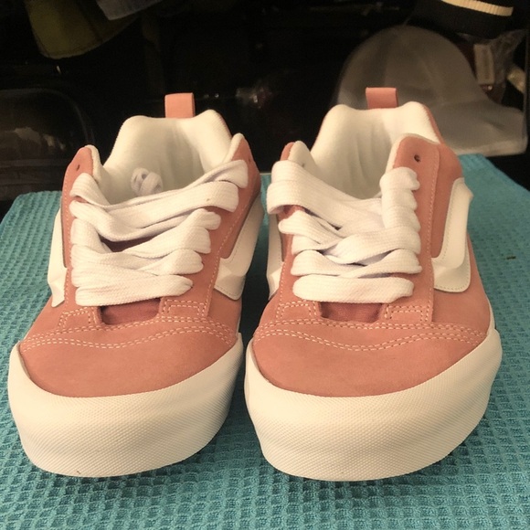 Vans Knu Skool Pink and White “Foxglove” Sneakers - Picture 3 of 6